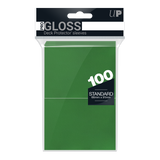 Ultra PRO: Standard 100ct Sleeves - PRO-Gloss (Green) - Ultra PRO