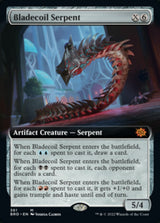Bladecoil Serpent (Extended Art) [The Brothers' War] - Magic: The Gathering
