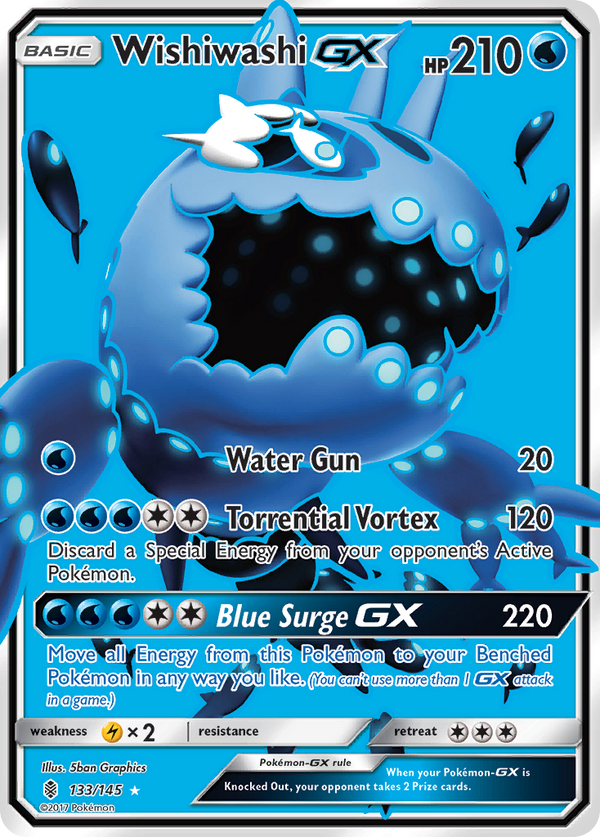 Wishiwashi GX (133/145) [Sun & Moon: Guardians Rising] - Pokémon