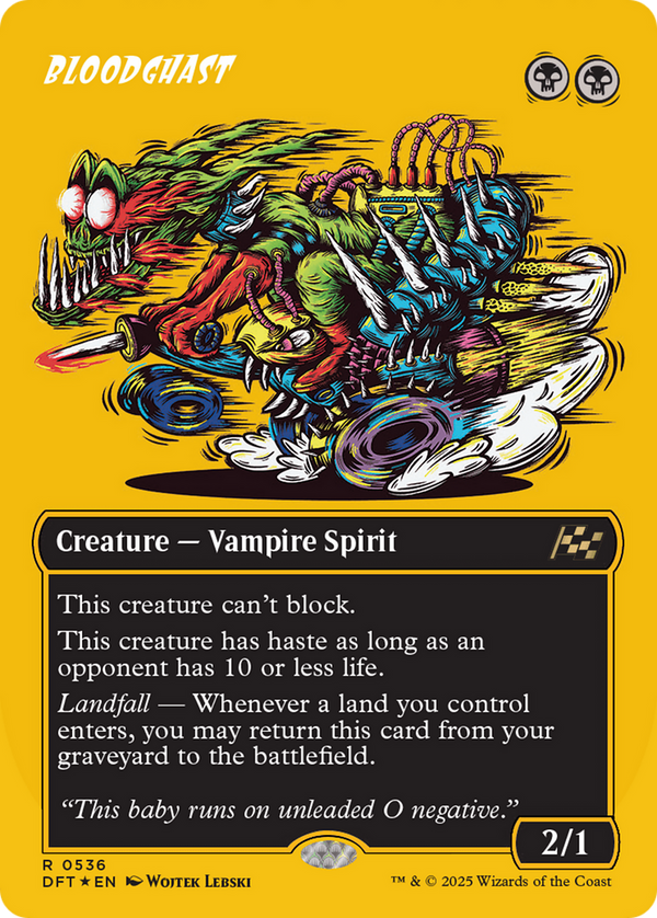 Bloodghast (Borderless) (First-Place Foil) [Aetherdrift] - Magic: The Gathering