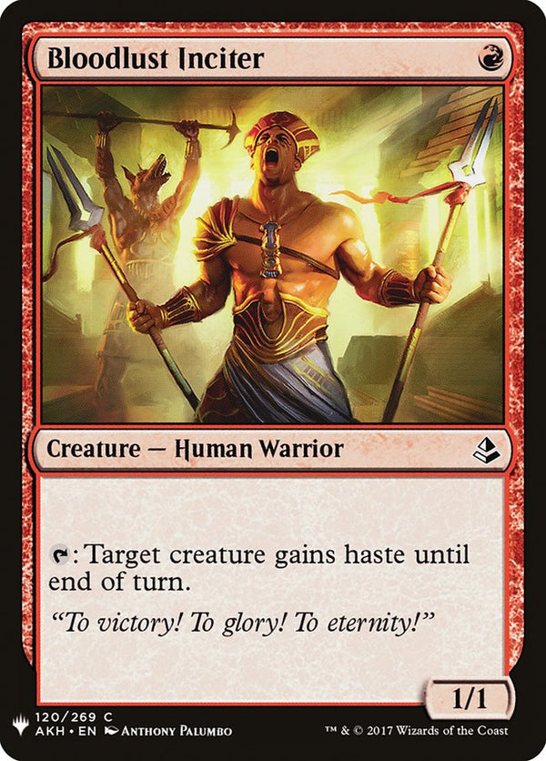 Bloodlust Inciter [Mystery Booster] - Magic: The Gathering