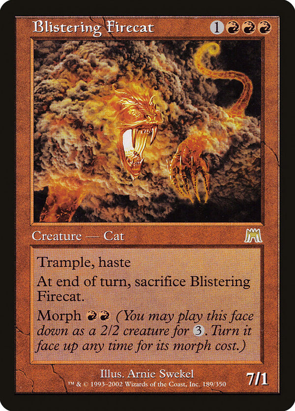 Blistering Firecat [Onslaught] - Magic: The Gathering