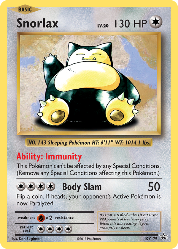 Snorlax (XY179) [XY: Black Star Promos] - Pokémon