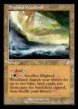 Blighted Woodland (Timeshifted) [Time Spiral Remastered] - Magic: The Gathering