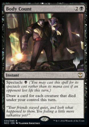 Body Count (Promo Pack) [Streets of New Capenna Commander Promos] - Magic: The Gathering