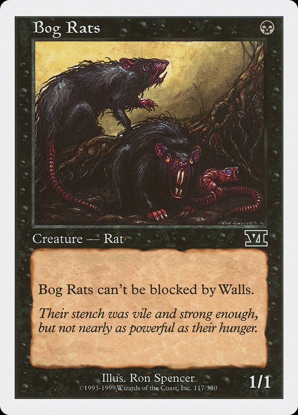 Bog Rats [Classic Sixth Edition] - Magic: The Gathering