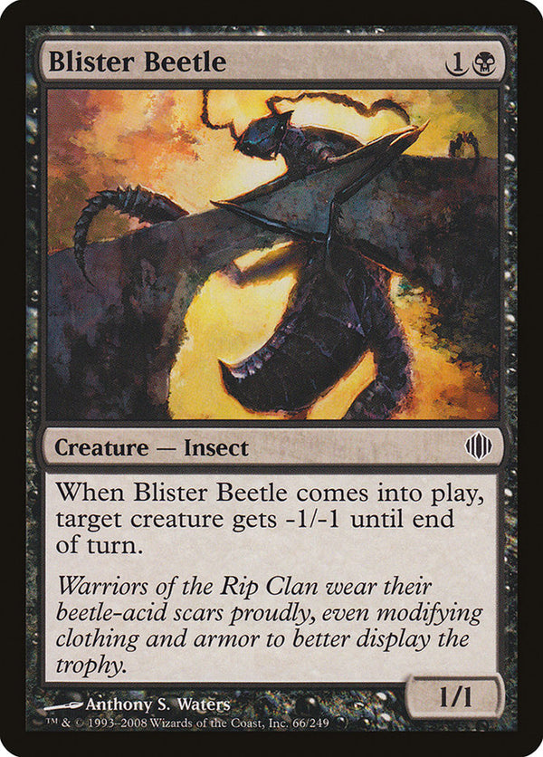 Blister Beetle [Shards of Alara] - Magic: The Gathering