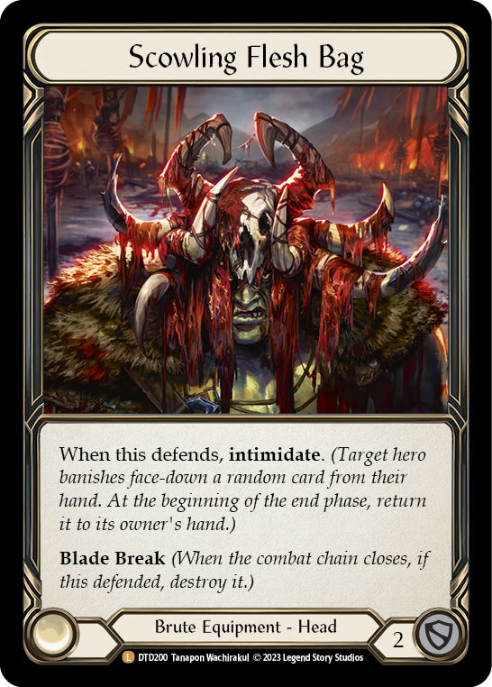 Scowling Flesh Bag [DTD200] (Dusk Till Dawn)  Cold Foil