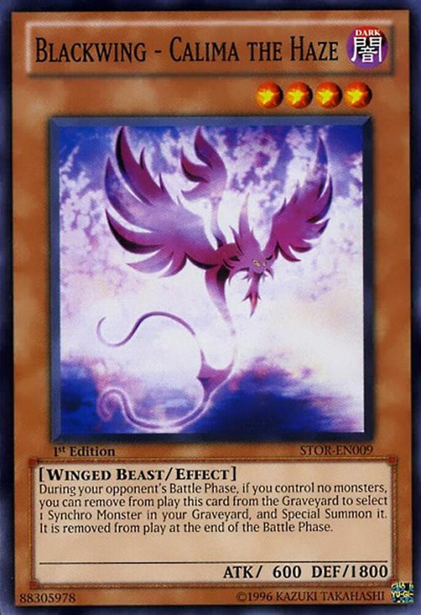 Blackwing - Calima the Haze (STOR-EN009) [Common] - Yu-Gi-Oh!