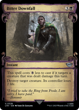 Bitter Downfall [The Lord of the Rings: Tales of Middle-Earth Showcase Scrolls] - Magic: The Gathering