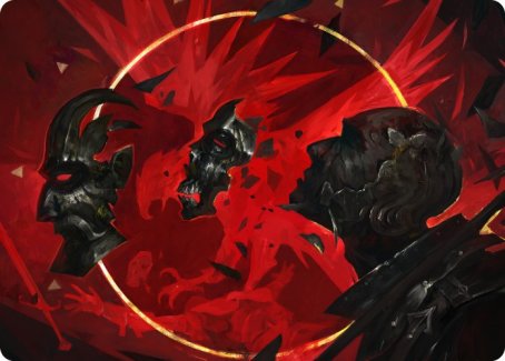 Abrade Art Card [Innistrad: Crimson Vow Art Series] - Magic: The Gathering