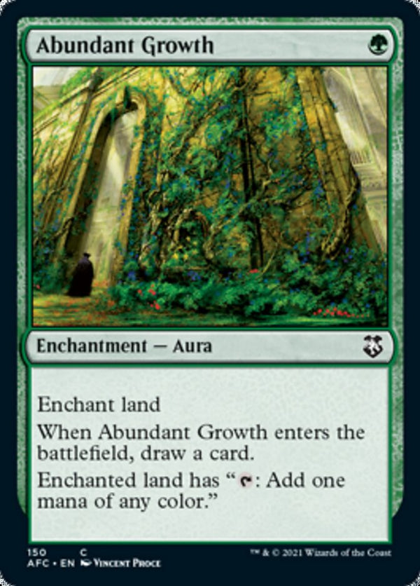 Abundant Growth [Dungeons & Dragons: Adventures in the Forgotten Realms Commander] - Magic: The Gathering