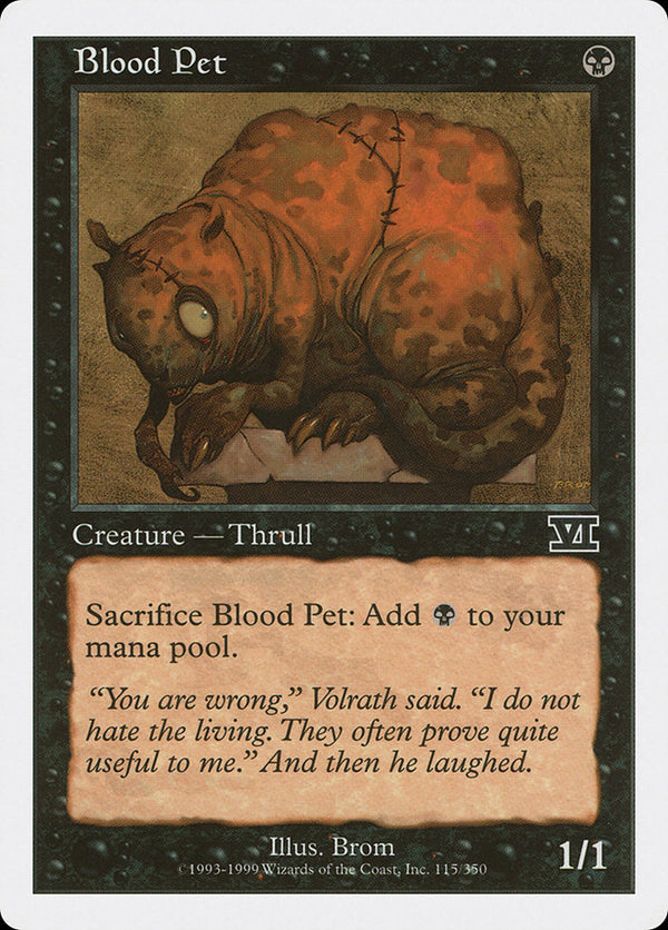 Blood Pet [Classic Sixth Edition] - Magic: The Gathering