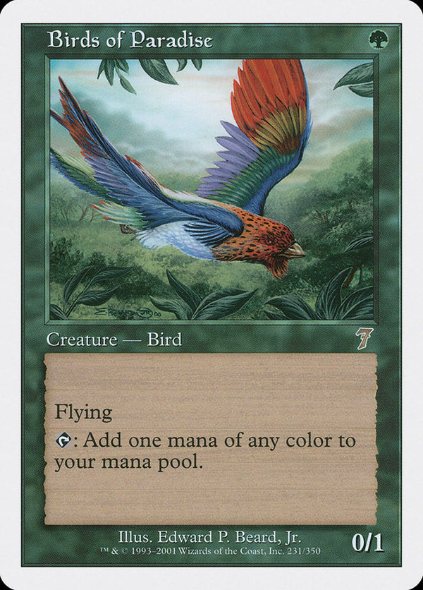 Birds of Paradise [Seventh Edition] - Magic: The Gathering