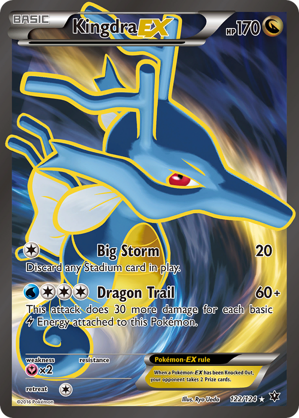 Kingdra EX (122/124) [XY: Fates Collide] - Pokémon