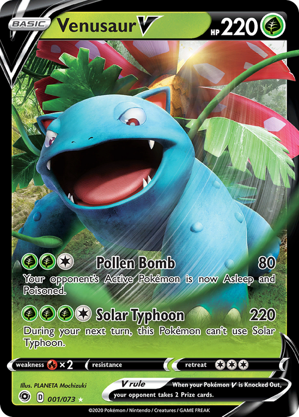 Venusaur V (001/073) [Sword & Shield: Champion's Path] - Pokémon