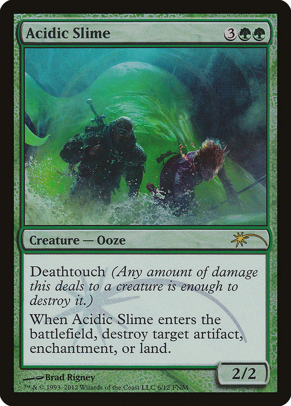 Acidic Slime [Friday Night Magic 2012] - Magic: The Gathering