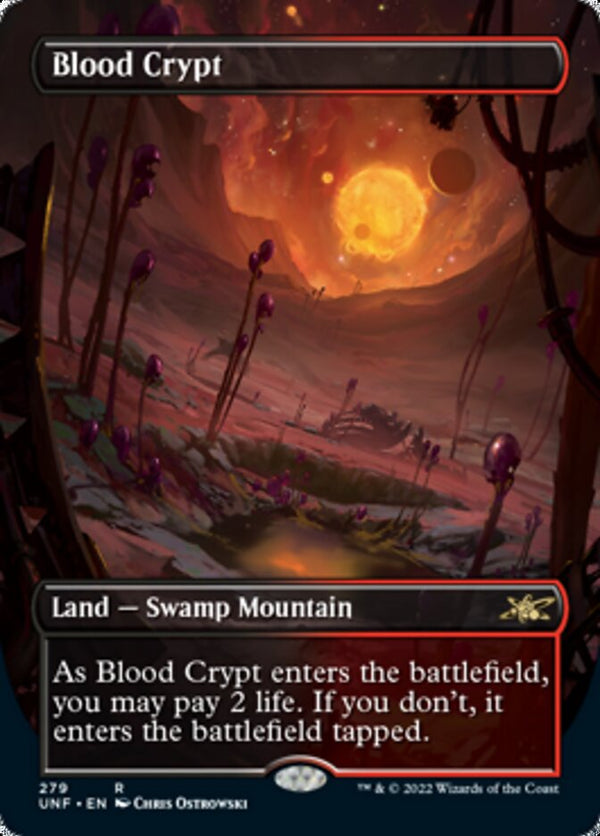 Blood Crypt (Borderless) [Unfinity] - Magic: The Gathering