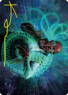 Biomathematician Art Card (Gold-Stamped Signature) [Strixhaven: School of Mages Art Series] - Magic: The Gathering