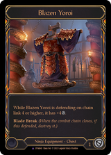 Blazen Yoroi (Marvel) [DYN045] (Dynasty)  Cold Foil - Flesh And Blood