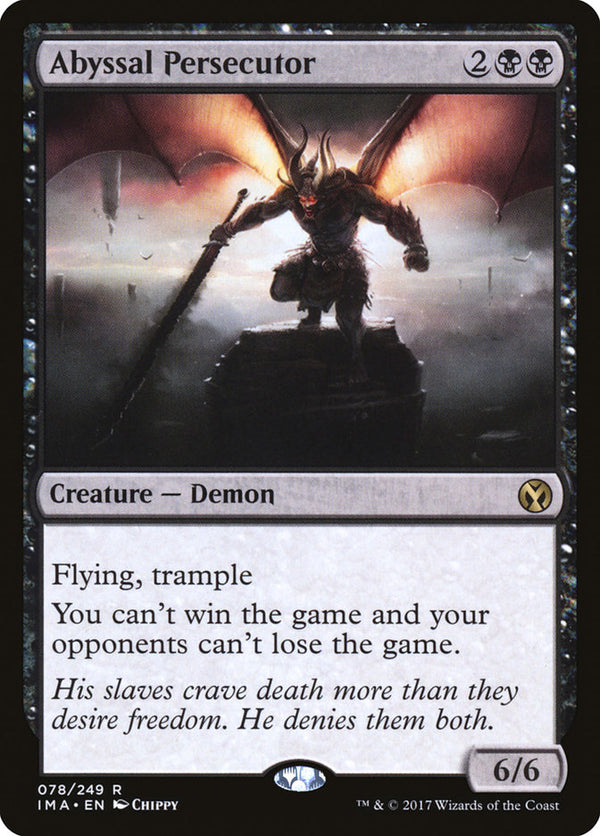 Abyssal Persecutor [Iconic Masters] - Magic: The Gathering