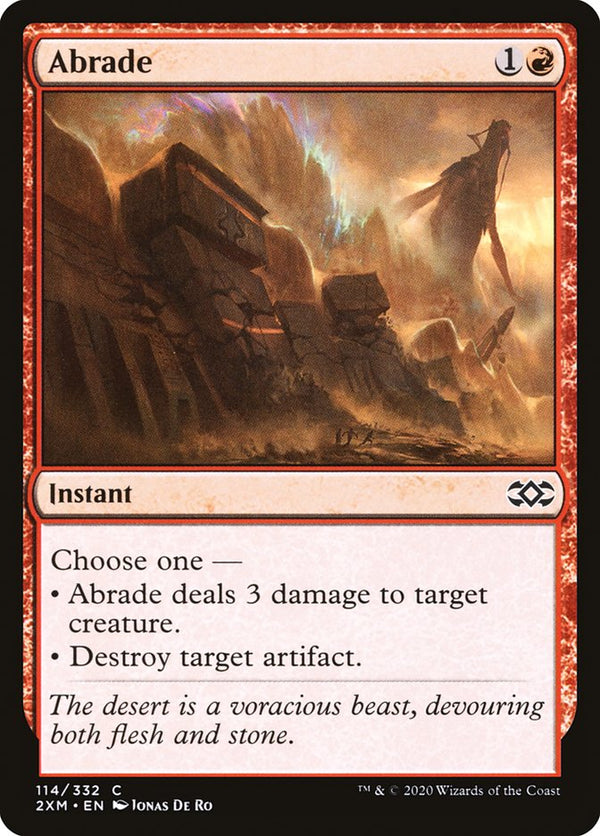 Abrade [Double Masters] - Magic: The Gathering
