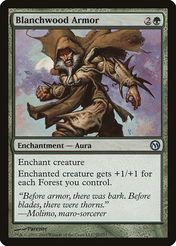 Blanchwood Armor [Duels of the Planeswalkers] - Magic: The Gathering