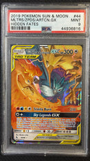 Moltres & Zapdos & Articuno GX (44/68) [Sun & Moon: Hidden Fates] Graded PSA 9