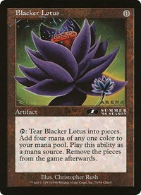 Blacker Lotus (Oversized) [Oversize Cards] - Magic: The Gathering