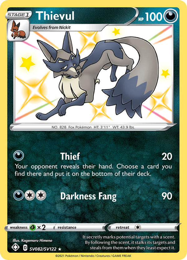 Thievul (SV082/SV122) [Sword & Shield: Shining Fates] - Pokémon