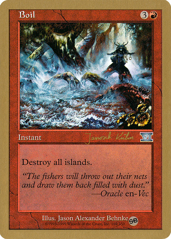 Boil (Janosch Kuhn) (SB) [World Championship Decks 2000] - Magic: The Gathering