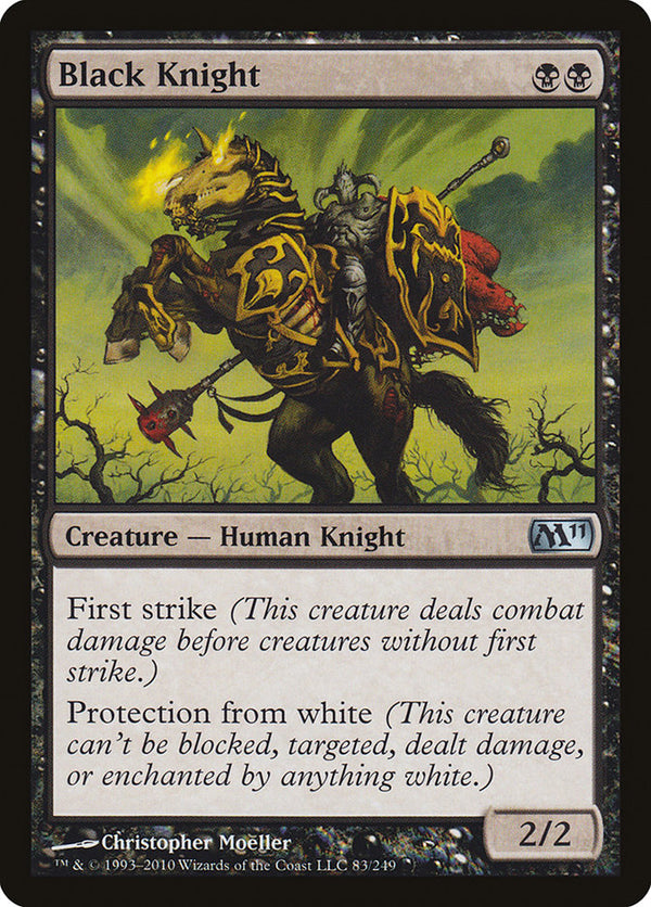 Black Knight [Magic 2011] - Magic: The Gathering