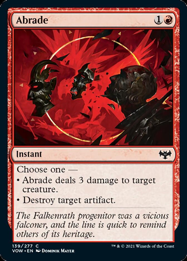 Abrade [Innistrad: Crimson Vow] - Magic: The Gathering