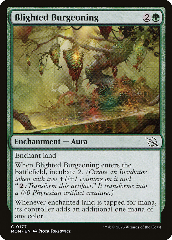Blighted Burgeoning [March of the Machine] - Magic: The Gathering