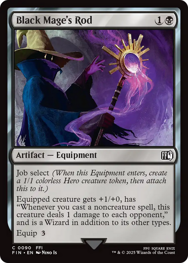Black Mage's Rod [FINAL FANTASY] - Magic: The Gathering