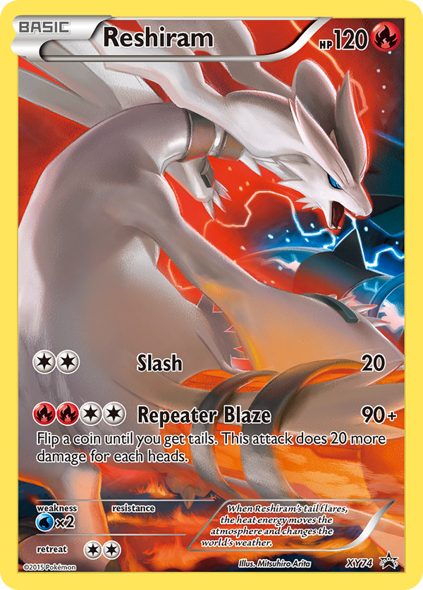 Reshiram (XY74) [XY: Black Star Promos] - Pokémon
