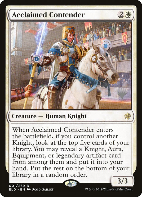 Acclaimed Contender (Promo Pack) [Throne of Eldraine Promos] - Magic: The Gathering
