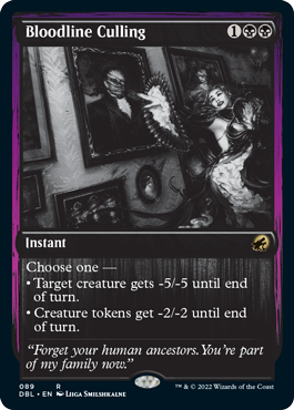 Bloodline Culling [Innistrad: Double Feature] - Magic: The Gathering