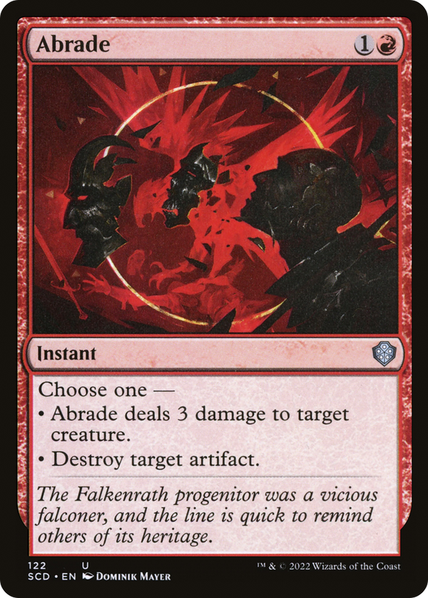 Abrade [Starter Commander Decks] - Magic: The Gathering