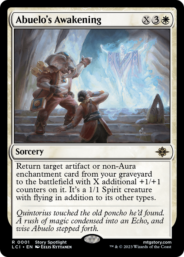 Abuelo's Awakening [The Lost Caverns of Ixalan] - Magic: The Gathering