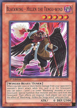 Blackwing - Hillen the Tengu-wind (EXVC-EN008) [Super Rare] - Yu-Gi-Oh!