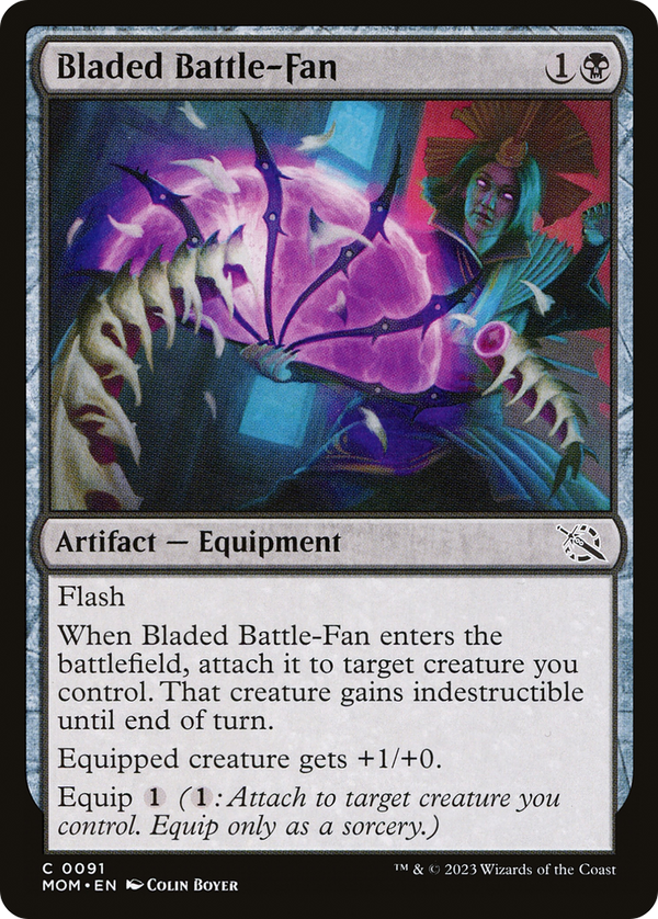 Bladed Battle-Fan [March of the Machine] - Magic: The Gathering