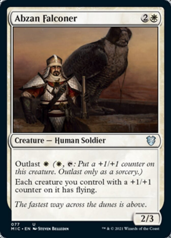 Abzan Falconer [Innistrad: Midnight Hunt Commander] - Magic: The Gathering