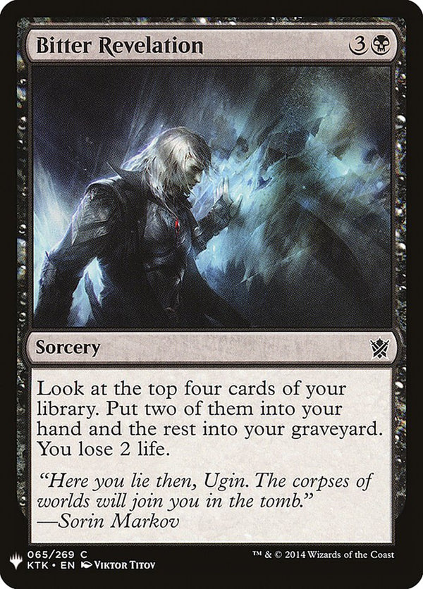 Bitter Revelation [Mystery Booster] - Magic: The Gathering
