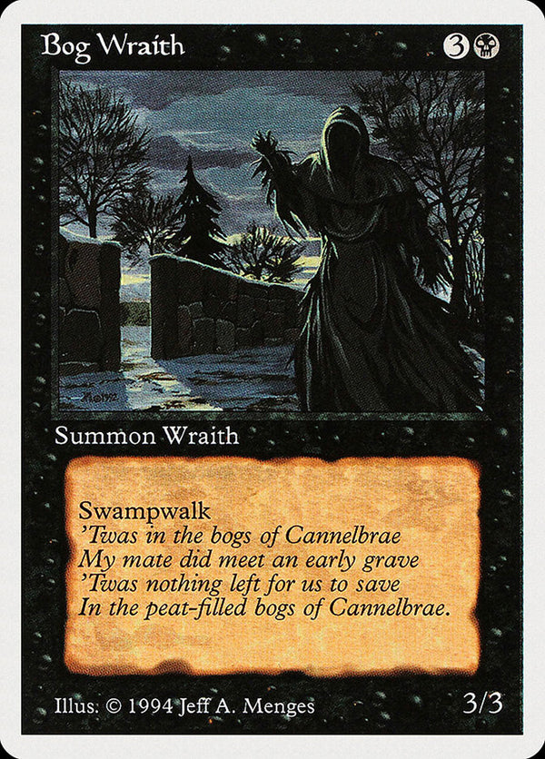 Bog Wraith [Summer Magic / Edgar] - Magic: The Gathering