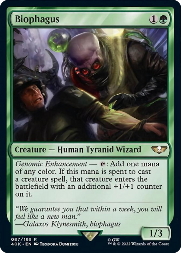 Biophagus (Surge Foil) [Warhammer 40,000] - Magic: The Gathering