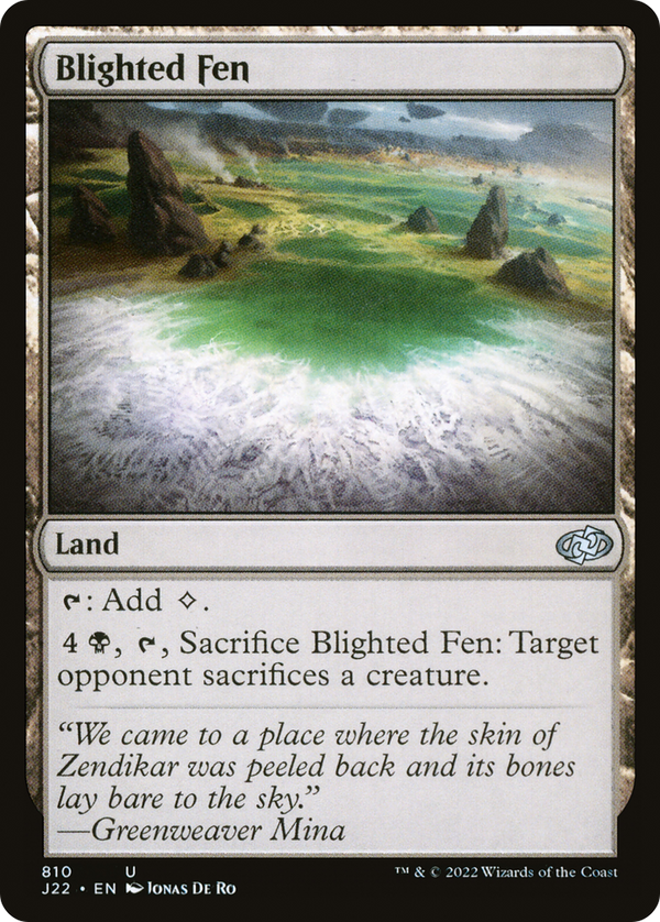Blighted Fen [Jumpstart 2022] - Magic: The Gathering