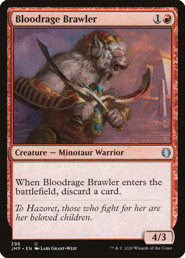 Bloodrage Brawler [Jumpstart] - Magic: The Gathering
