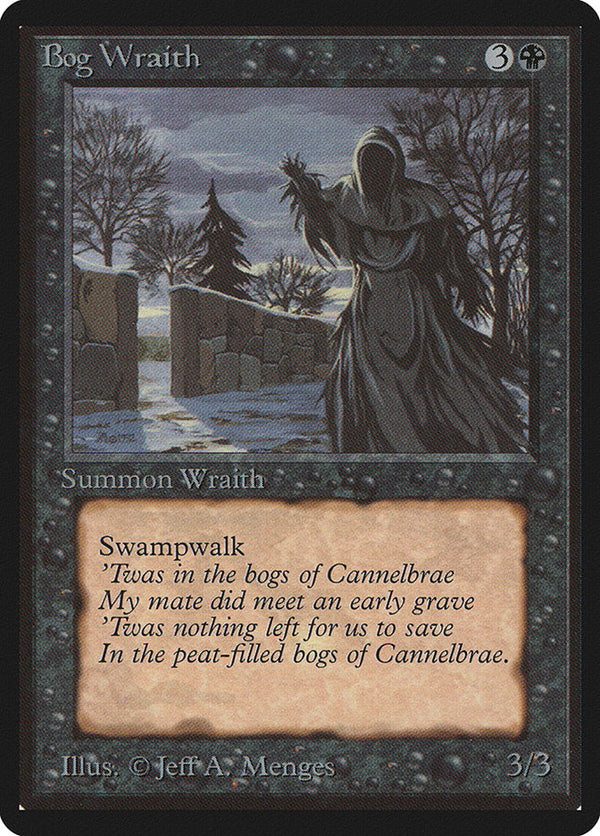 Bog Wraith [Beta Edition] - Magic: The Gathering