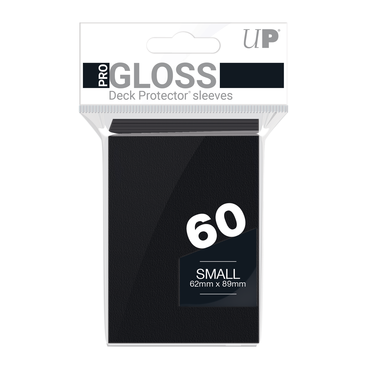 Ultra PRO: Small 60ct Sleeves - PRO-Gloss (Black)
